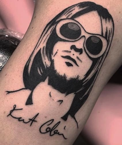 Kurt Cobain Tattoo