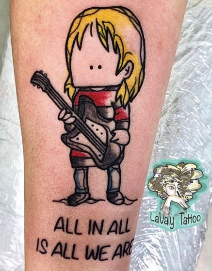Kurt Cobain Tattoo