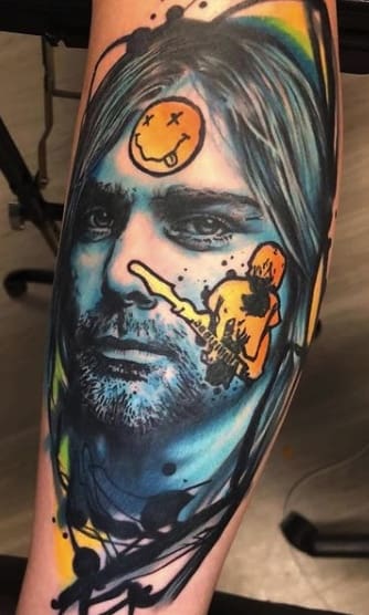 Kurt Cobain Tattoo