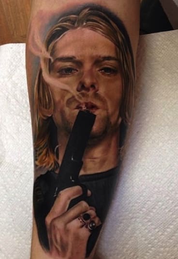 Kurt Cobain Tattoo
