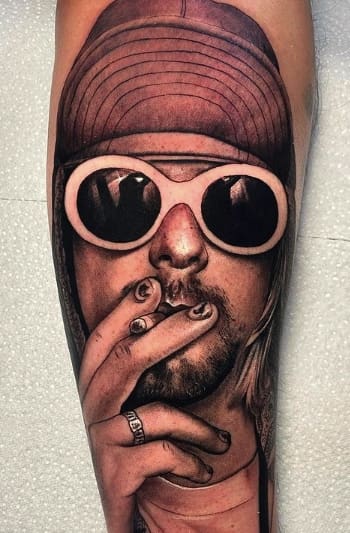 Kurt Cobain Tattoo