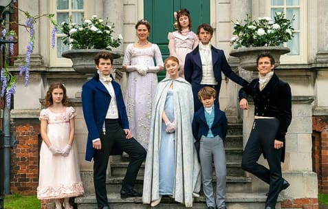 The Bridgerton family has eight children and their names consist of the first eight letters of the alphabet.