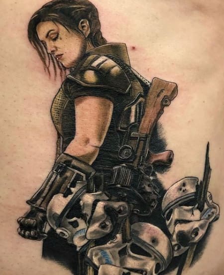 cara dune tattoo