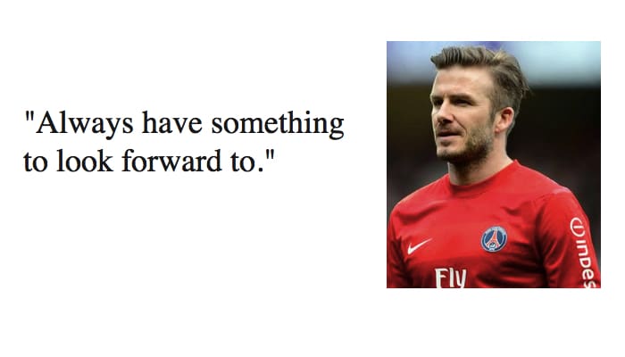 david beckham quotes