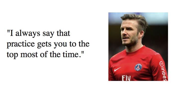 david beckham quotes