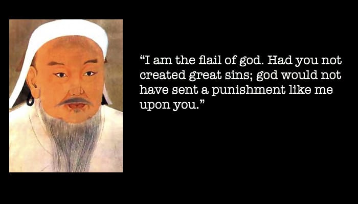 genghis khan quotes