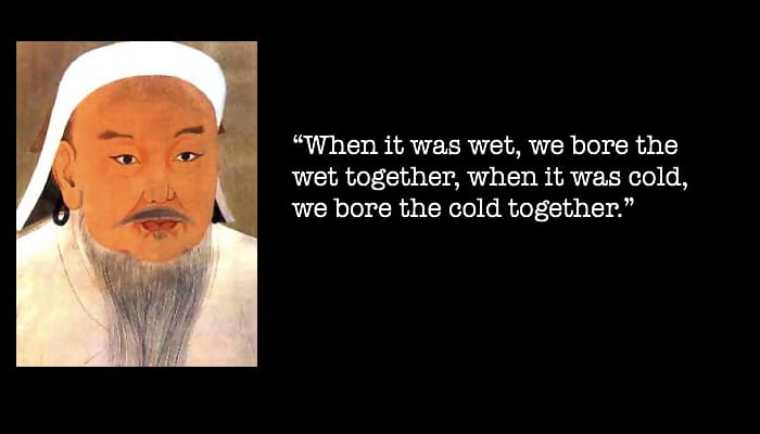 genghis khan quotes