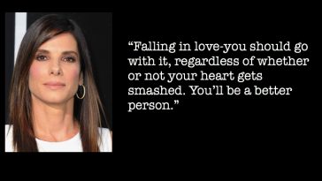 sandra bullock quotes on love