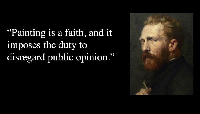 vincent van gogh quotes about art