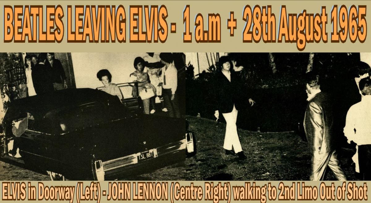 Elvis Presley Beatles met facts