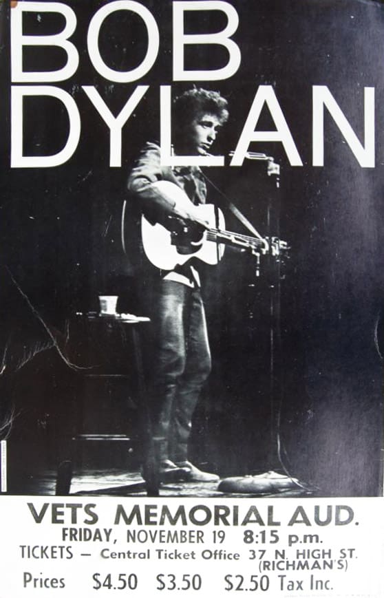 11 19 1965 Bob Dylan Concert