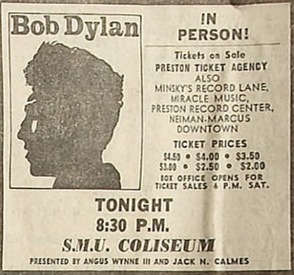 13 09 25 1965 Bob Dylan Concert