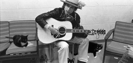 -Bob Dylan with Cat