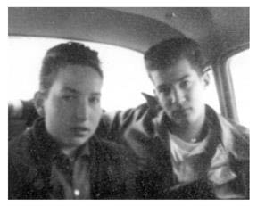 Bob Zimmerman, Larry Kegan, 1957.