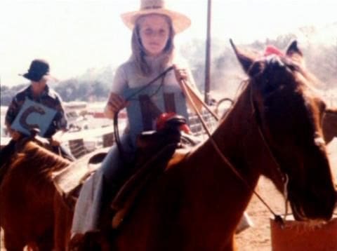 When Lisa was old enough, Elvis got her a pony to ride at the ranch.
