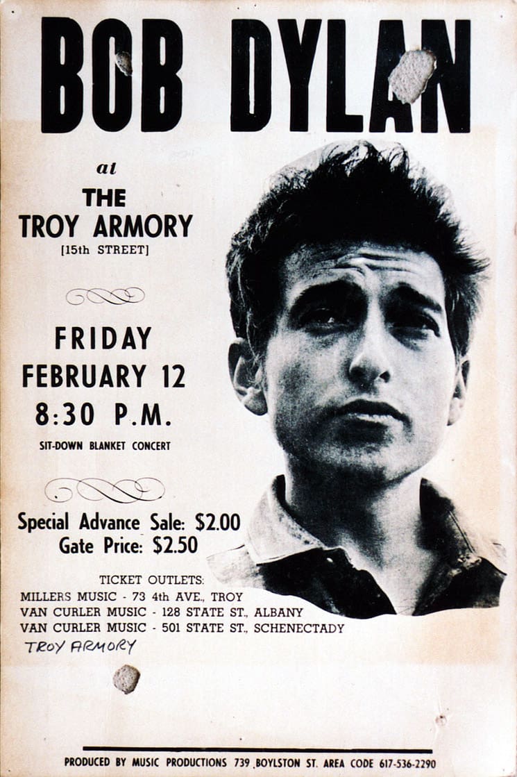 2 02 12 1965 Bob Dylan Concert Poster