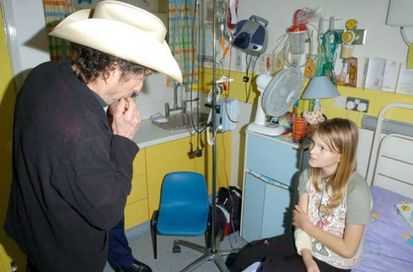  Bob Dylan In 2004, in Northern Ireland,