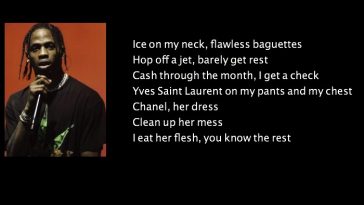 4 Travis Scott yosemite lyrics