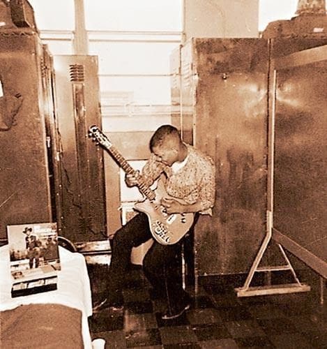 Jimi Hendrix when in army in early 1960