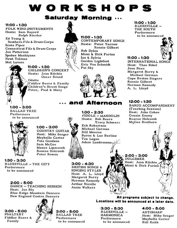 8 07 24 1965 Bob Dylan Concert