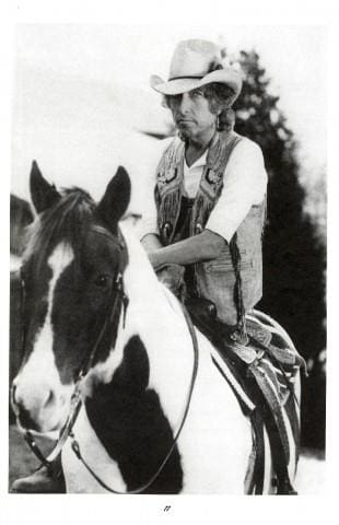 1986 Bob Dylan in a still shot from the movie Hearts of Fire (released 1987).