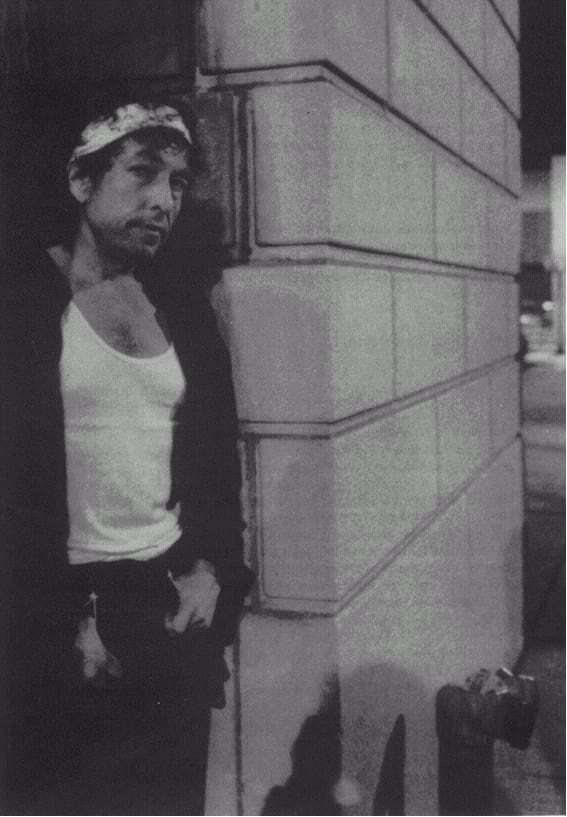 Bob Dylan wearing a bandana