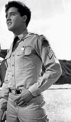 Elvis serving in World War II ca. 1960 2