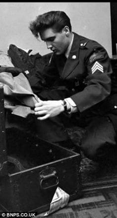 Elvis was one of the world's biggest stars when he accepted national conscription to the US army in 1958 aged 21