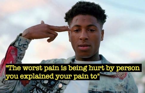 Nba Youngboy quotes about pain 1