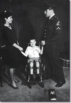 Vera Tschechowa and Elvis Presley - March of Dimes Photo January 1959