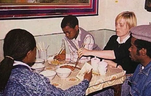 When Kanye West was ten years old, West and his mother moved to Nanjing, China