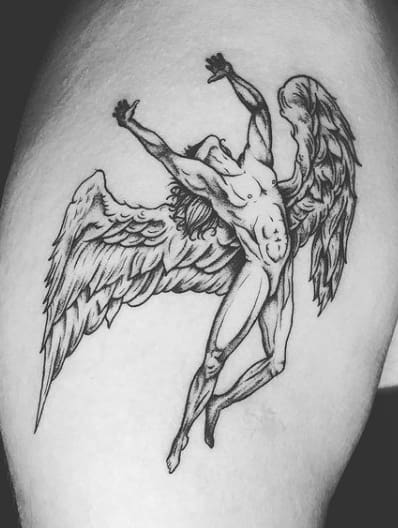 led zeppelin angel logo