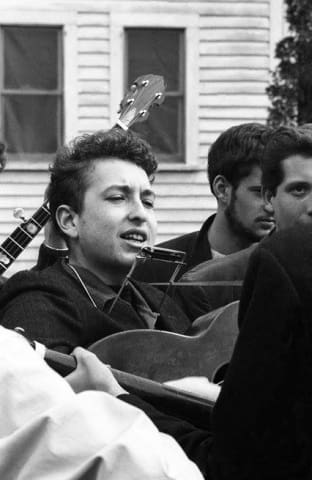 The fextival took place at the Montowesi Hotel in Branford, Connecticut. It was at this occasion that Dylan first met Bobby Neuwirth. Dylan's entire set is presented here and it comprises three songs only. The tape starts with Dylan being introduced by someone and ends with the same announcer requesting a banjo and some other instruments for the next act.