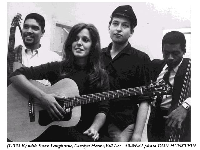 In 1961, Hester met Bob Dylan and invited him to play on her third album, her first on the Columbia label. Hammond, her producer, quickly signed Dylan to the label.