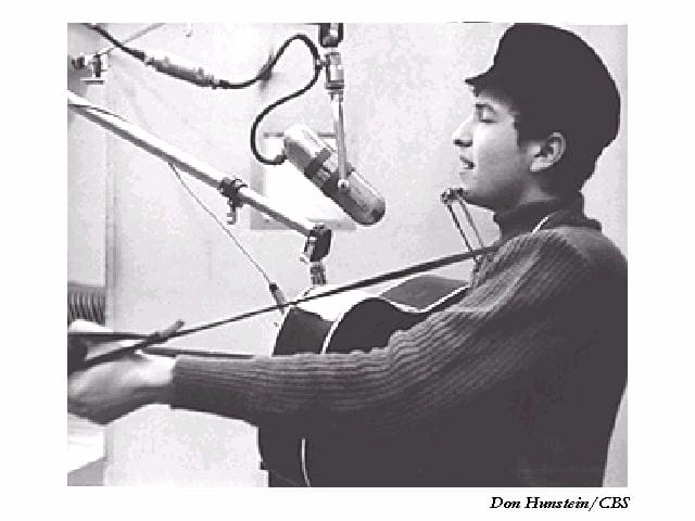 Bob Dylan 1961 Recording Studio - Studio A, Columbia Recording Studios, New York City, New York