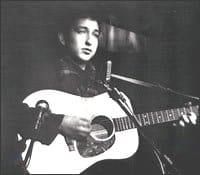 Bob Dylan April 1961 at Gerdes Folk City - photos by Irwin Gooen