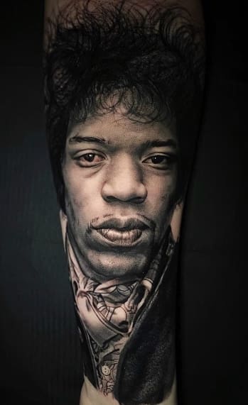 Jimi Hendrix Tattoos