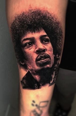 Jimi Hendrix Tattoo idea
