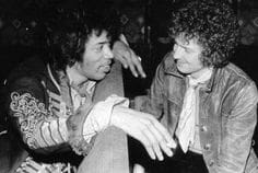Jimi Hendrix and Eric Clapton 1967
