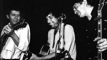 Levon Helm Bob Dylan and Rick Danko Lone Star Cafe New York NY 02 16 83.