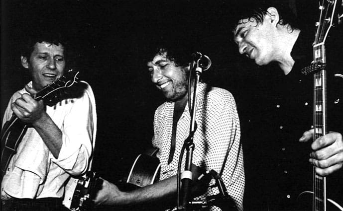 Levon Helm Bob Dylan and Rick Danko Lone Star Cafe New York NY 02 16 83.