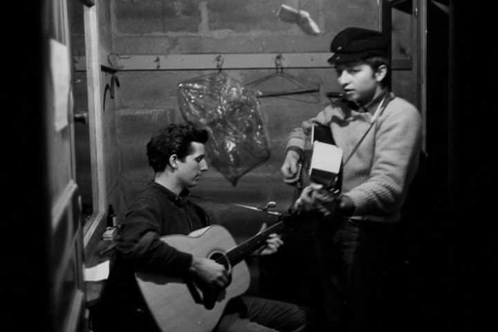 Mark Spoelstra, Bob Dylan at Gerde's basement 1961
