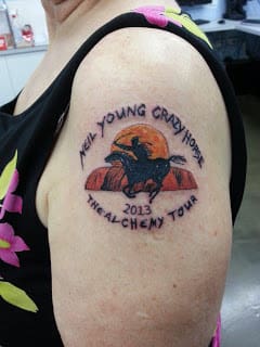 Neil Young Tattoo Crazy Horse