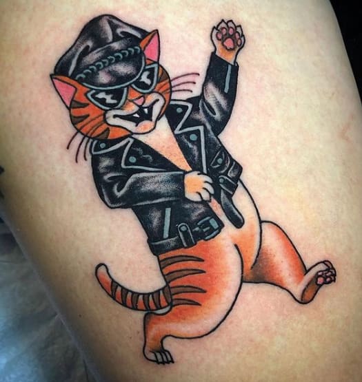 Rob Halford Cat Tattoo Judas Priest  