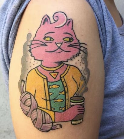 Bojack Horseman Tattoo Princess Carolyn