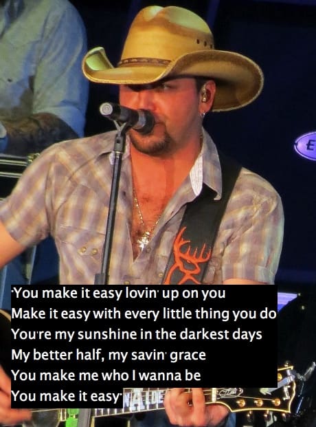Jason Aldean You Make It Easy Lyrics