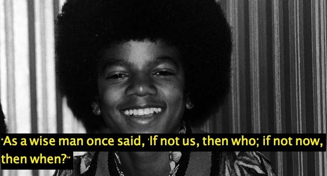 michael jackson captions