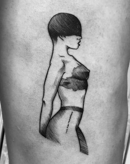 30 Best Rihanna Tattoo Designs and Ideas 3 rihanna tattoos