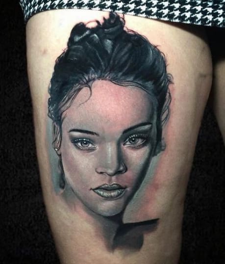 30 Best Rihanna Tattoo Designs and Ideas 4 rihanna tattoo