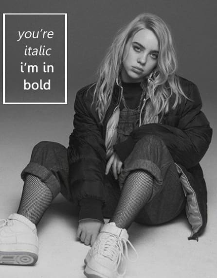 Billie Eilish copycat Lyrics 6